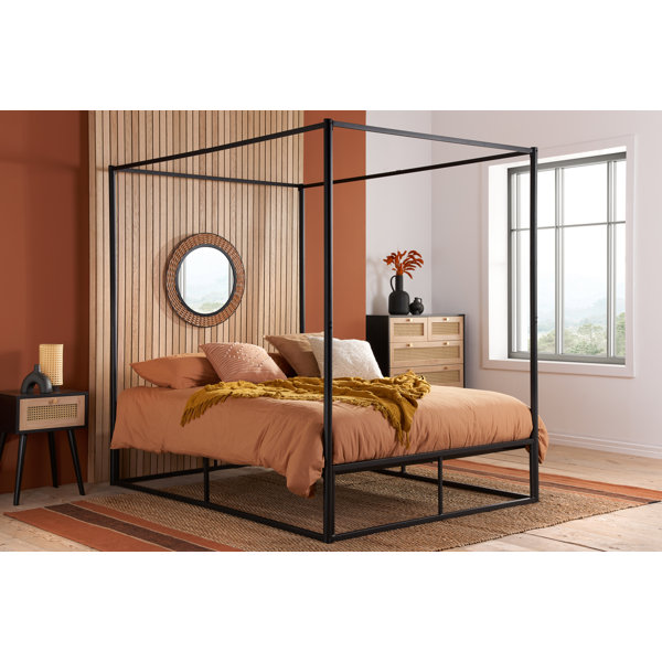 Latitude Run Nolensville Single (3') Four Poster Bed Wayfair.co.uk
